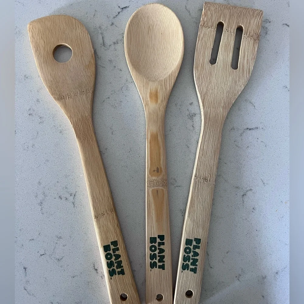 Plant Boss Wooden Cooking Utensil Set
